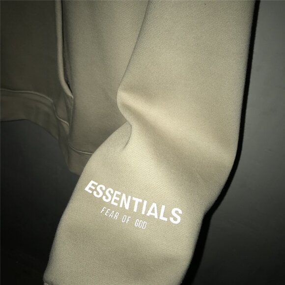 Fear of God Khaki Hooded Sweatshirt - Picture 5 of 7